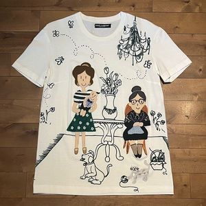 Dolce gabbana embroidered shirt